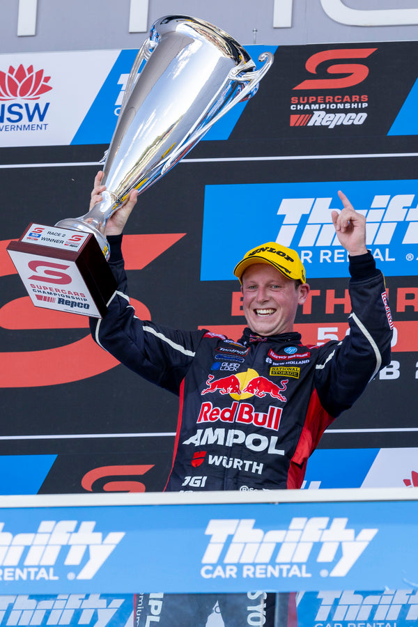 CHEVROLET CAMARO-REDBULL AMPOL RACING-BROWN #87-THRIFTY BATHURST 500-RACE 2 WINNER