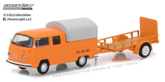 1978 Volkswagen T2 Type 2 Double Cab with Canopy and Utility Trailer