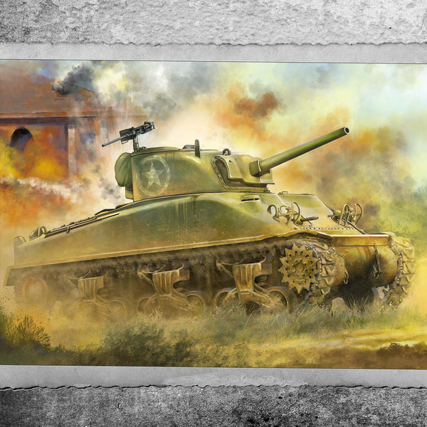 US M4A1 Sherman Tank Plastic Kitset