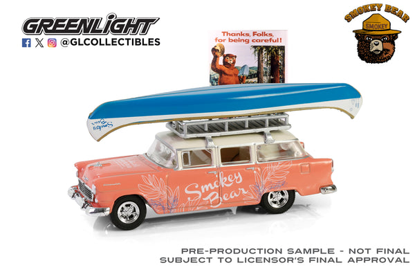 1955 Chevrolet Two-Ten Townsman- Roof Rack and Canoe