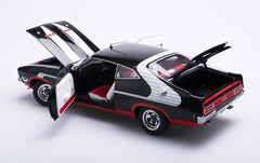 FORD XB FALCON HARDTOP MCLEOD FORD HORN CAR ONYX BLACK (COMPOSITE - OPENING PARTS)