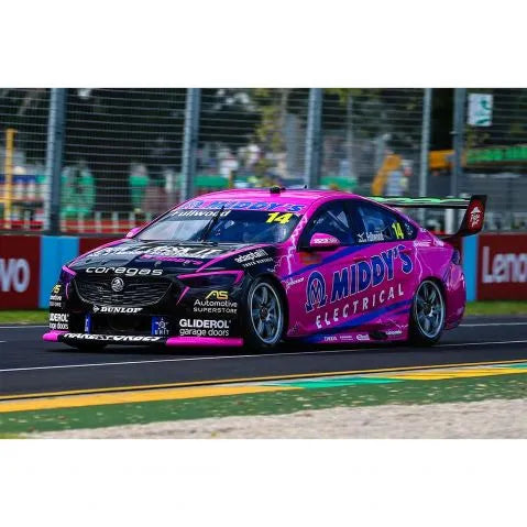 HOLDEN ZB COMMODORE - BJR - BRYCE FULLWOOD #14 Middy's Electrical - Beaurepairs Melbourne 400 Race 6